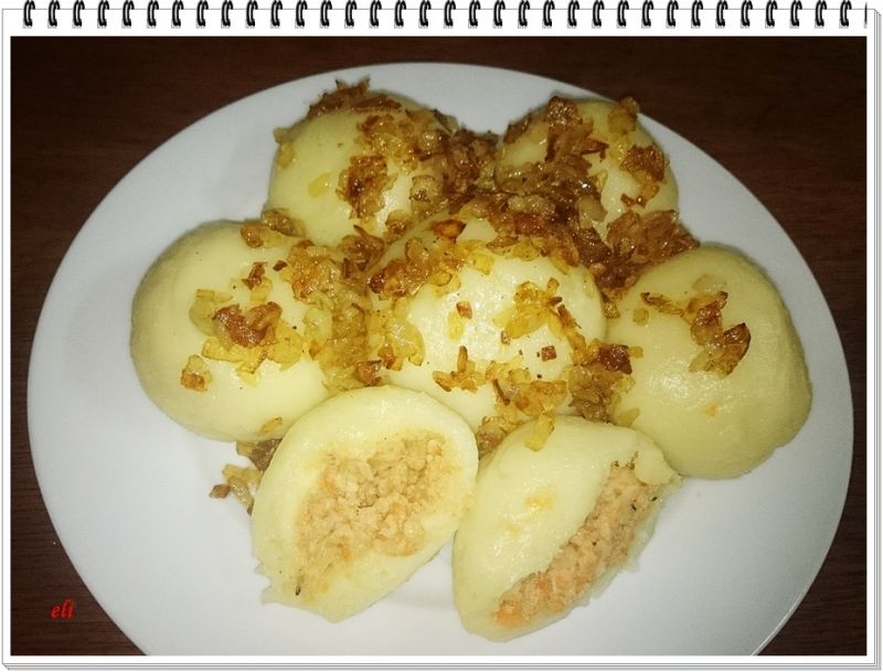 Kluski Eli z farszem porosołowym