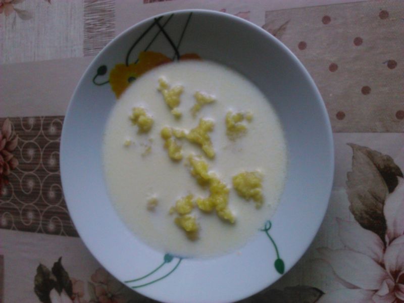 Kluski na mleku Kluski na mleku