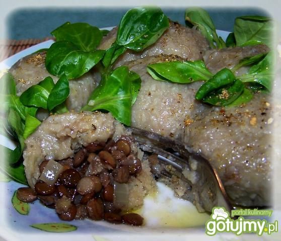 Kluski nadziewane soczewicą Kluski nadziewane soczewicą