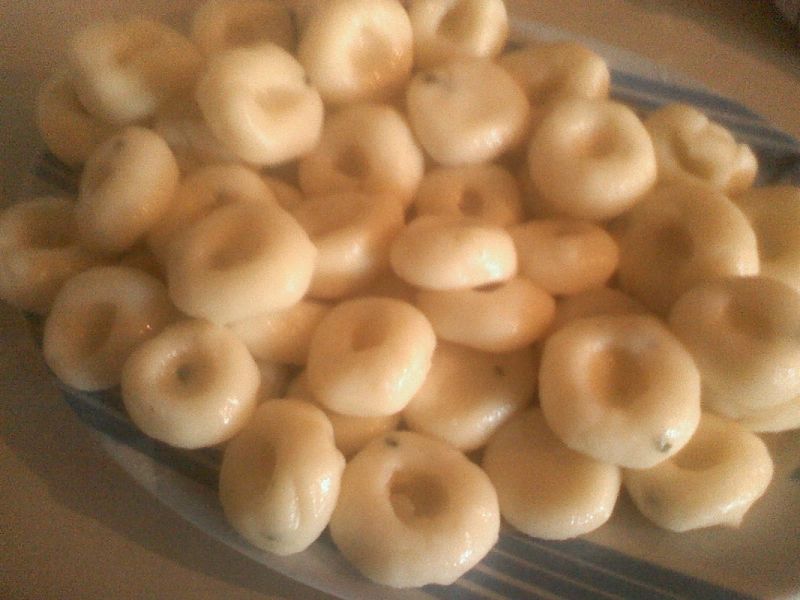 Kluski śląskie z parmezanem