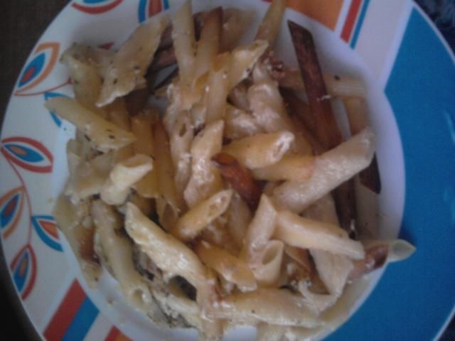 Kluski smażone w śmietanie i przyprawach Kluski smażone w śmietanie i przyprawach