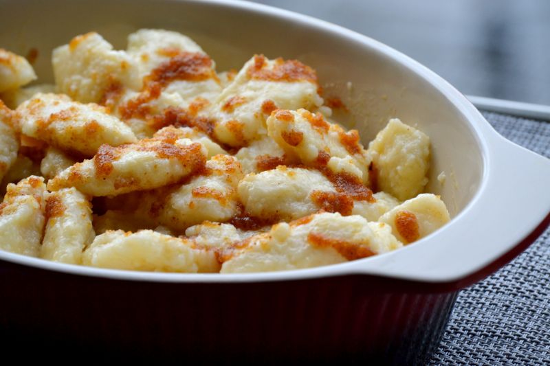 Kluski z kaszy manny i sera