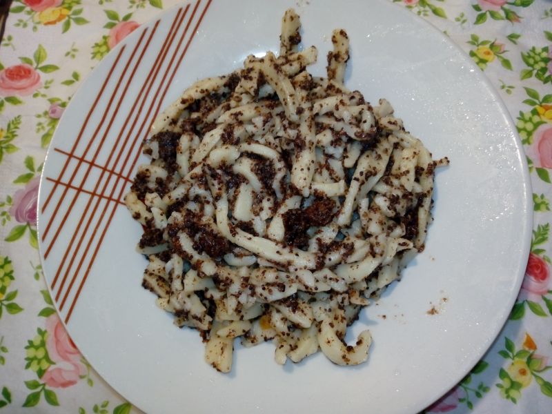 Kluski z makiem Kluski z makiem