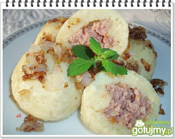 Kluski z parówkowym farszem Eli