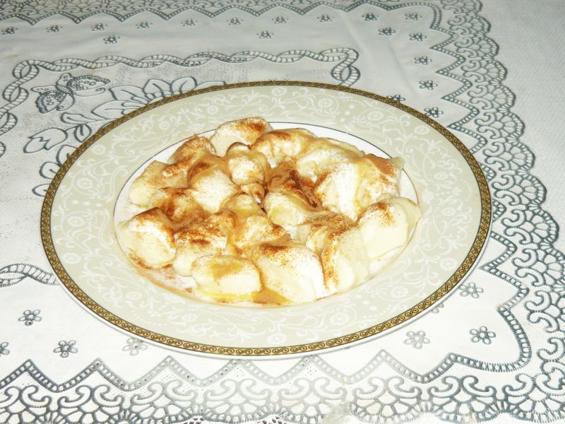 Kluski z ziemniakami i serem