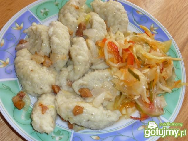 Kluski ziemniaczane kładzione na wodzie Kluski ziemniaczane kładzione na wodzie