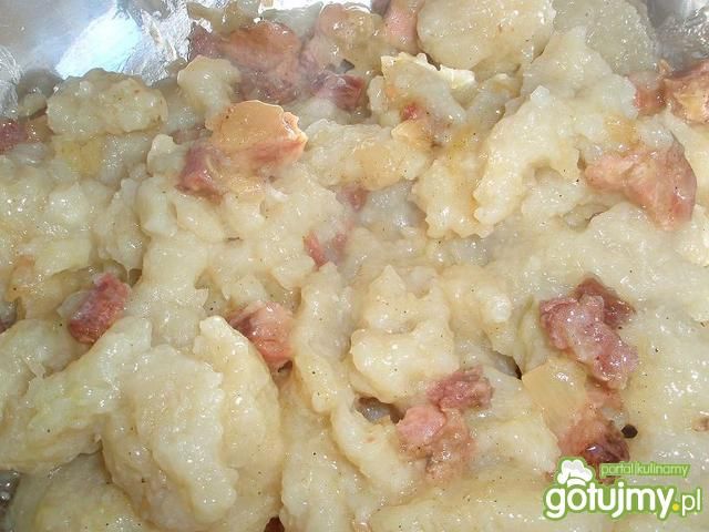 Kluski ziemniaczane z zasmażką Kluski ziemniaczane z zasmażką