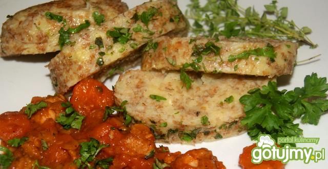 Knedel ziemniaczany z otrębami i ziołami