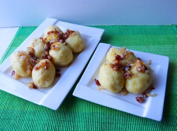 Knedle podwójnie ziemniaczane