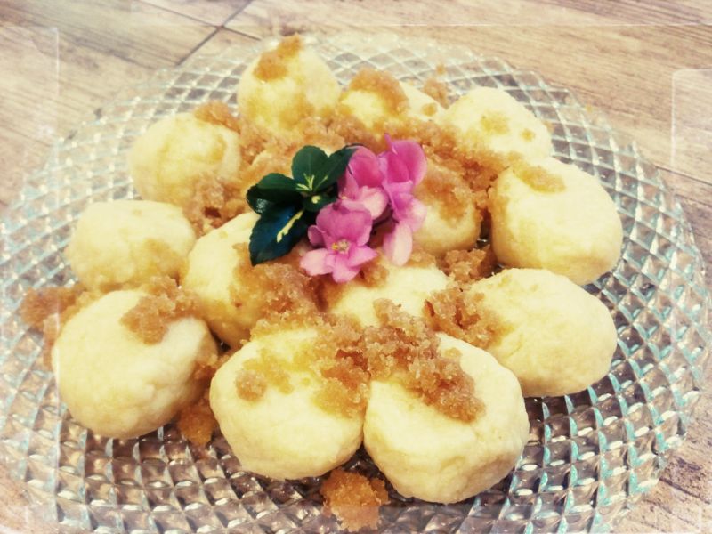 Knedle z białego sera