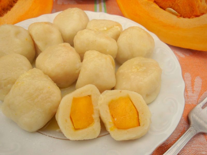 Knedle z dynią Knedle z dynią