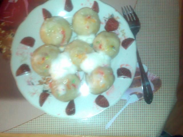 Knedle z truskawkami