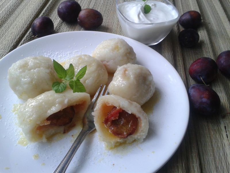 Knedle ze śliwkami Knedle ze śliwkami