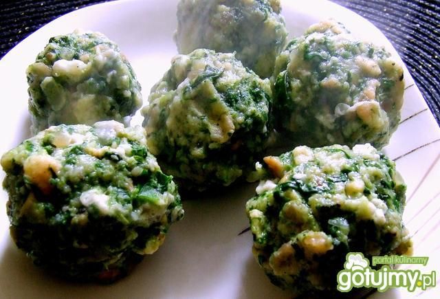 Knedle ziołowo-szpinakowe Knedle ziołowo-szpinakowe