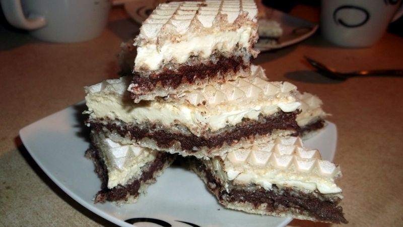 Knoppers-wafelki domowe Knoppers-wafelki domowe