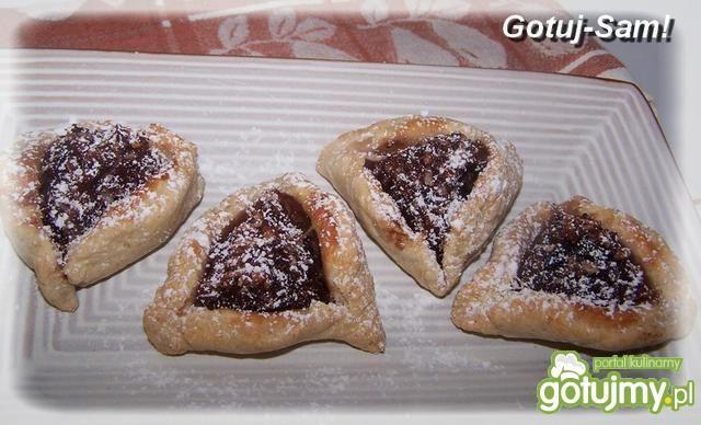 Kocie uszka z marmoladą i kokosem