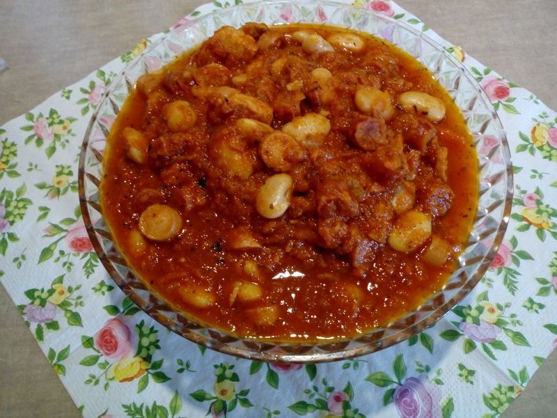 Kociołek cukiniowo - fasolowy