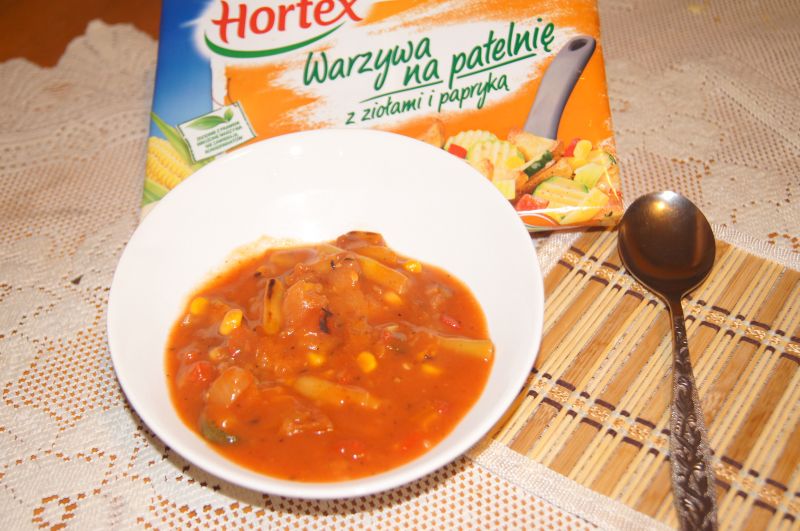 Kociołek węgierski z warzywami na patelnie Kociołek węgierski z warzywami na patelnie