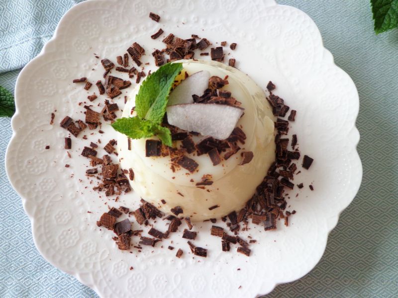 Kokosowa panna cotta Kokosowa panna cotta