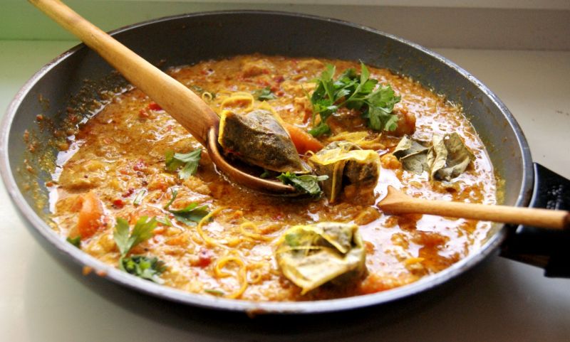 Kokosowa potrawka z ananasem  Kokosowa potrawka z ananasem