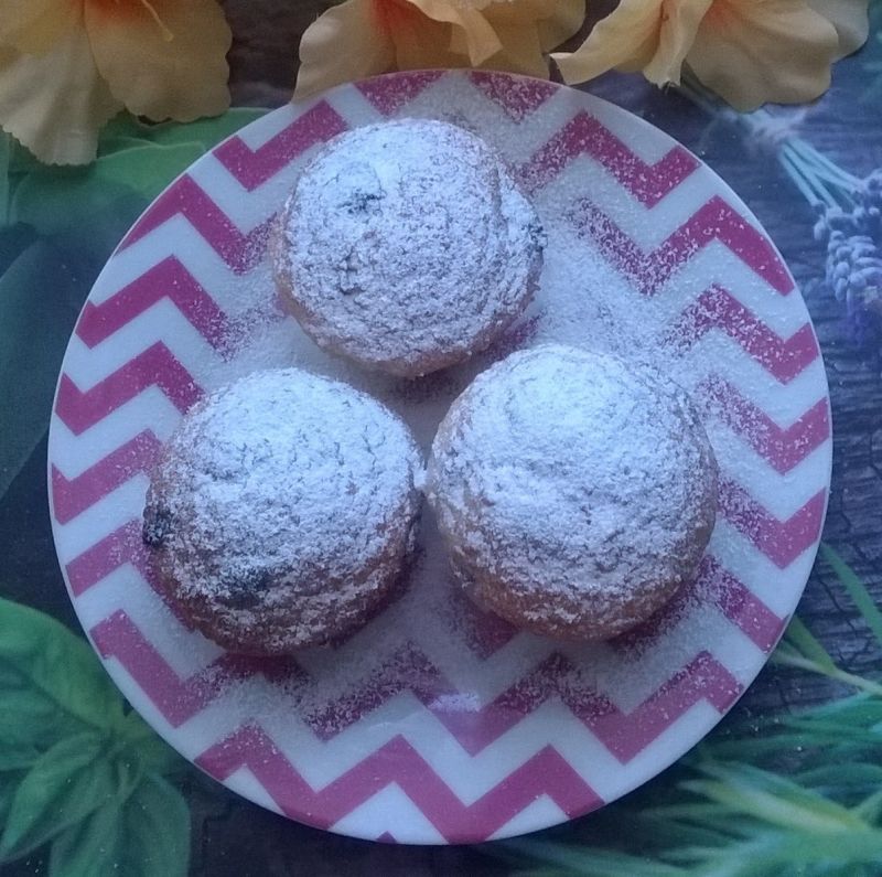 Kokosowe babeczki z suszoną żurawiną