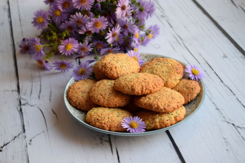 Kokosowe ciasteczka z chia