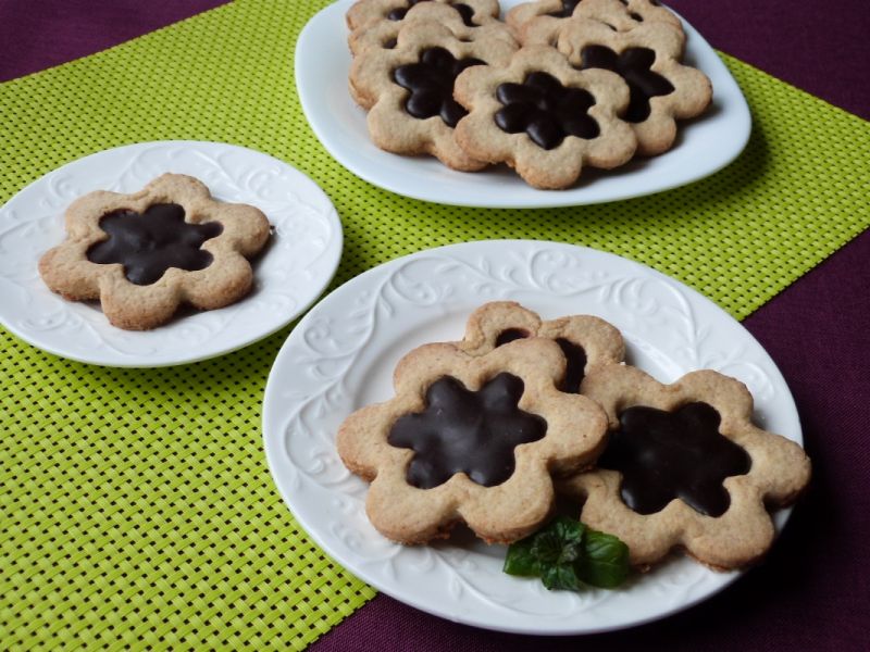 Kokosowe ciasteczka z czekoladą