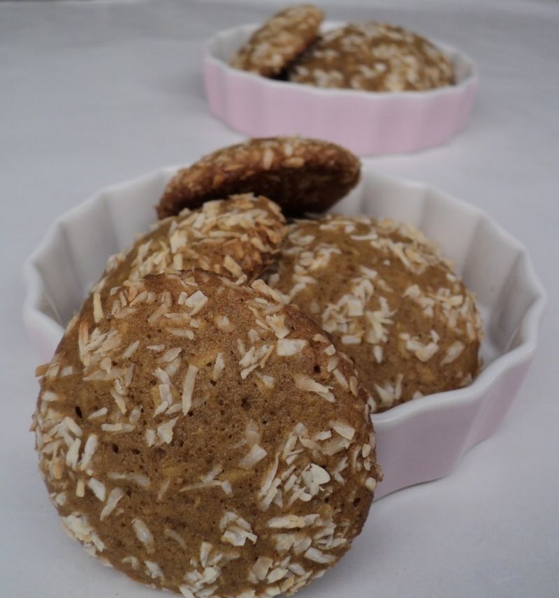 Kokosowe ciasteczka z melasą