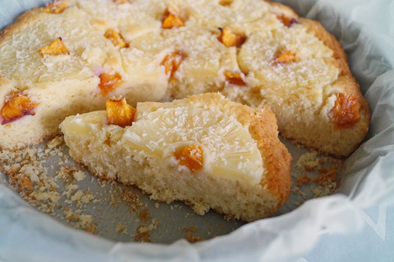 Kokosowe ciasto z ananasem Kokosowe ciasto z ananasem