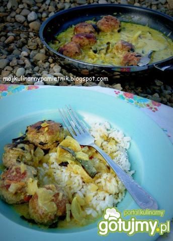 Kokosowe curry z indyka