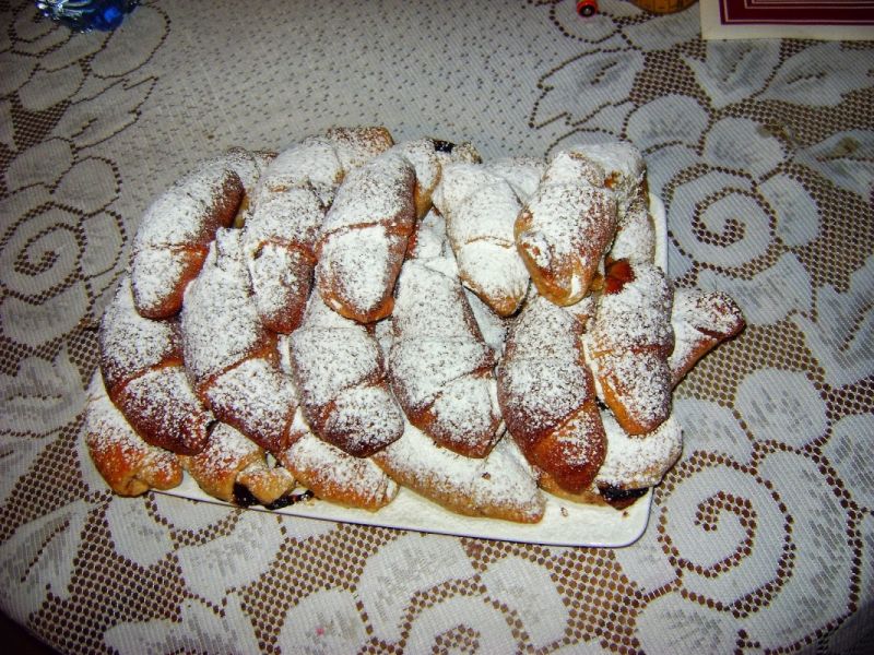 Kokosowe drożdżowe rogaliki Kokosowe drożdżowe rogaliki