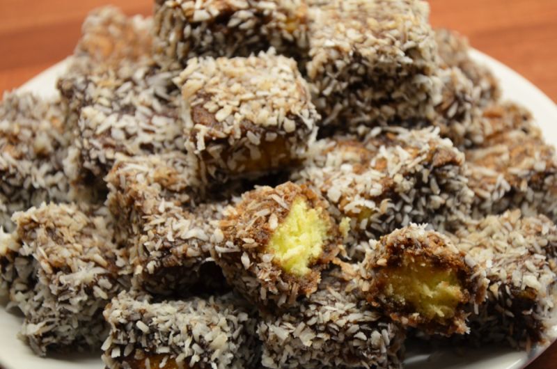 Kokosowe kudłacze, czyli australijskie lamingtony 