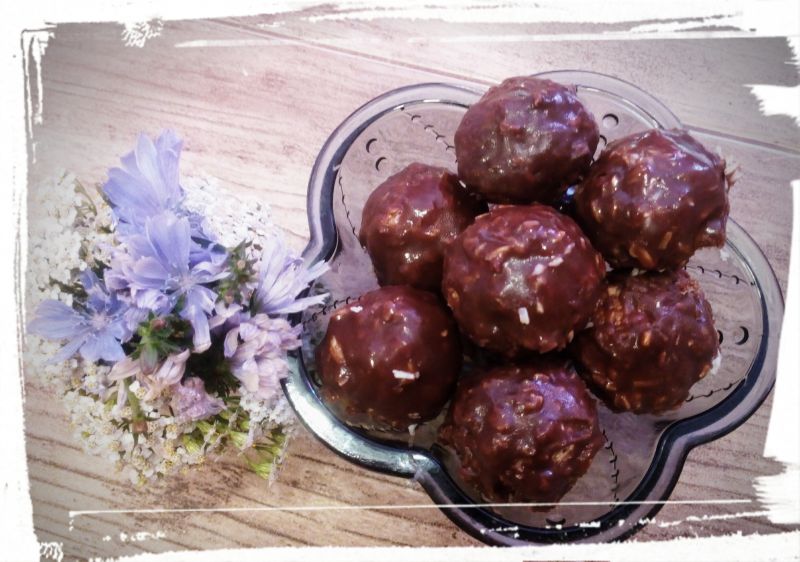 Kokosowe kulki w czekoladzie