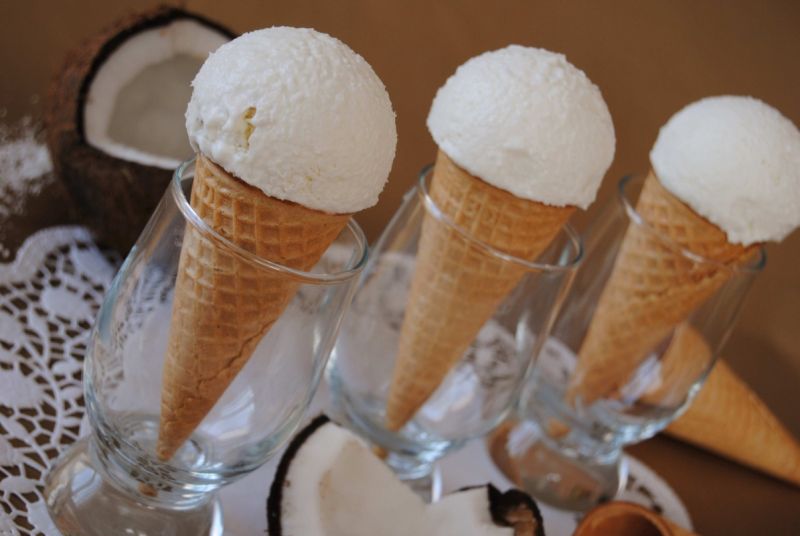 Kokosowe lody dla ochłody