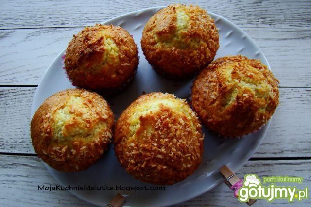 Kokosowe muffiny z jabłkiem  Kokosowe muffiny z jabłkiem