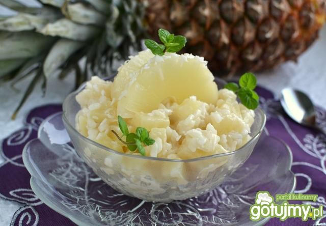 Kokosowe risotto z ananasem Kokosowe risotto z ananasem