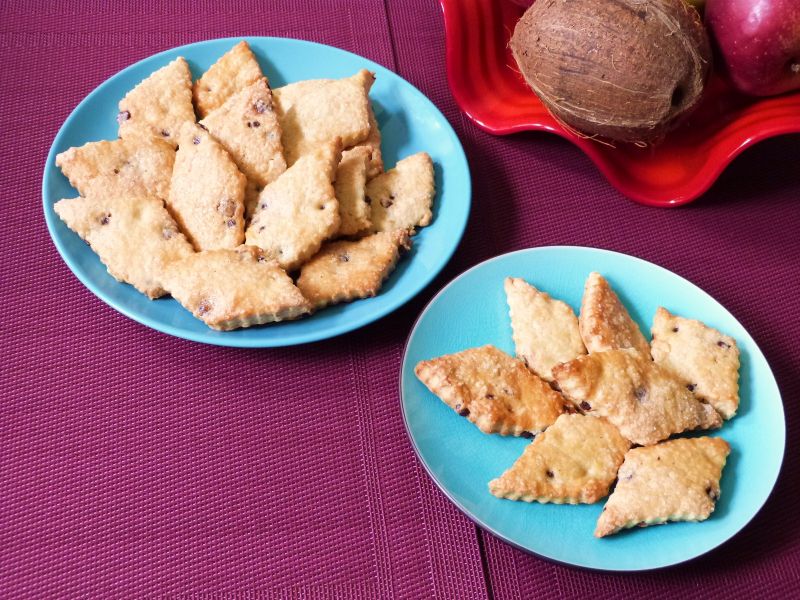 Kokosowo-czekoladowe ciasteczka Kokosowo-czekoladowe ciasteczka