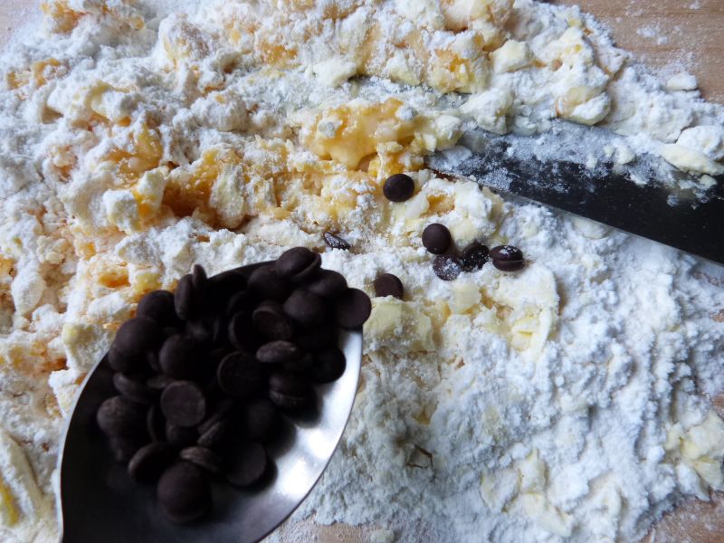Kokosowo-czekoladowe ciasteczka
