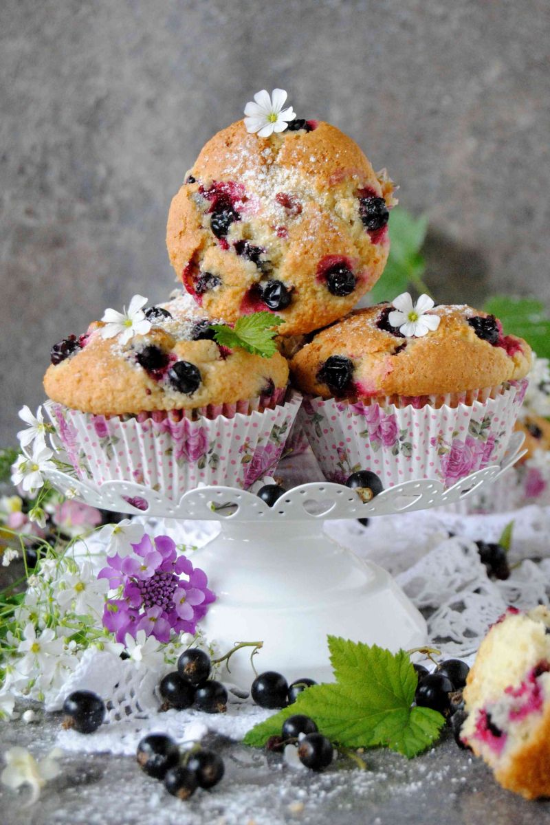 Kokosowo- porzeczkowe muffinki Kokosowo- porzeczkowe muffinki