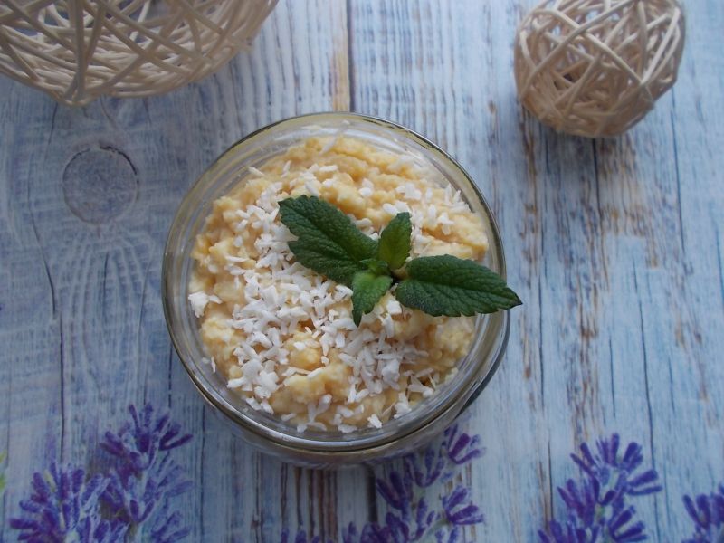 Kokosowy krem z cieciorki