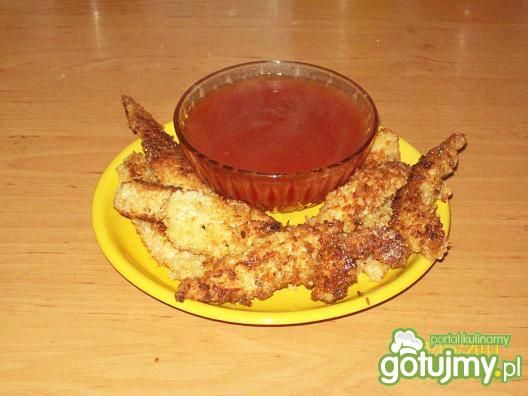 Kokosowy kurczak z sosem słodko-kwaśnym