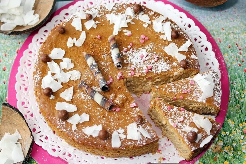 Kokosowy sernik dla diabetyków i bezglutenowców