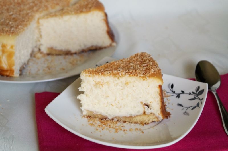 Kokosowy sernik ryżowy Kokosowy sernik ryżowy