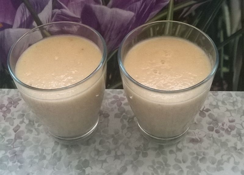 Koktaj mleczny gruszkowo - bananowy Koktaj mleczny gruszkowo - bananowy