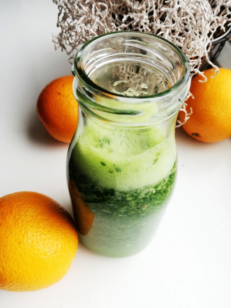 Koktaj zielony z kiwi