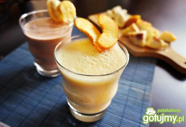 Koktajl bananowo-brzoskwiniowy Koktajl bananowo-brzoskwiniowy