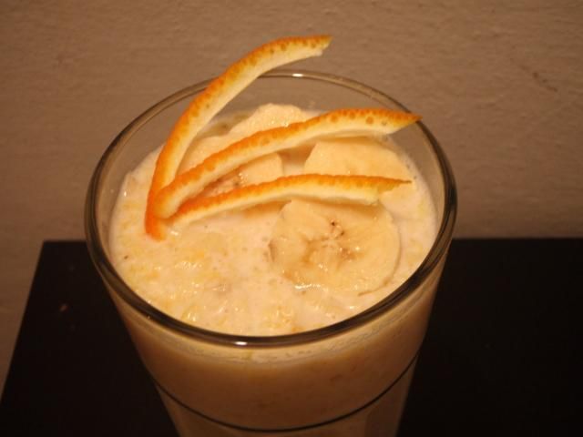 Koktajl bananowo-pomarańczowy