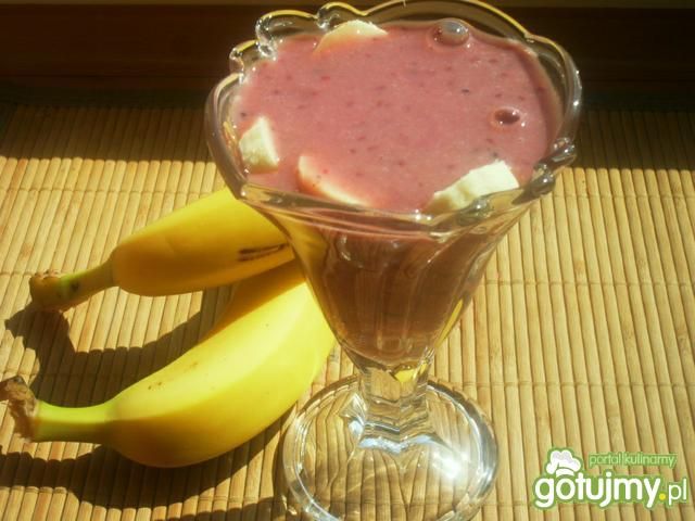Koktajl bananowo -truskawkowy Koktajl bananowo -truskawkowy