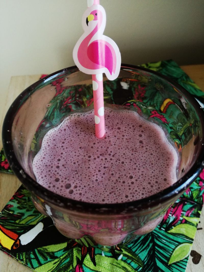 Koktajl borówkowo - bananaowy