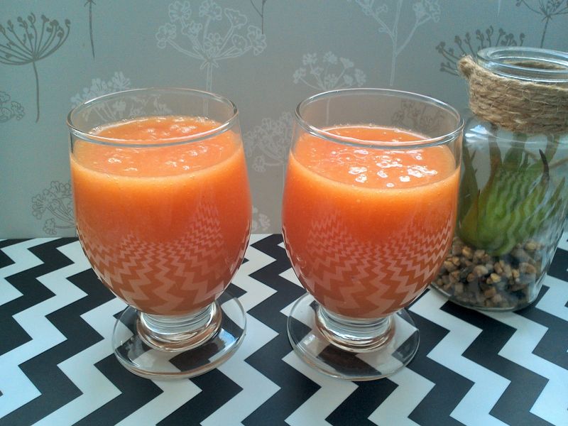 Koktajl brzoskwiniowo - arbuzowy 